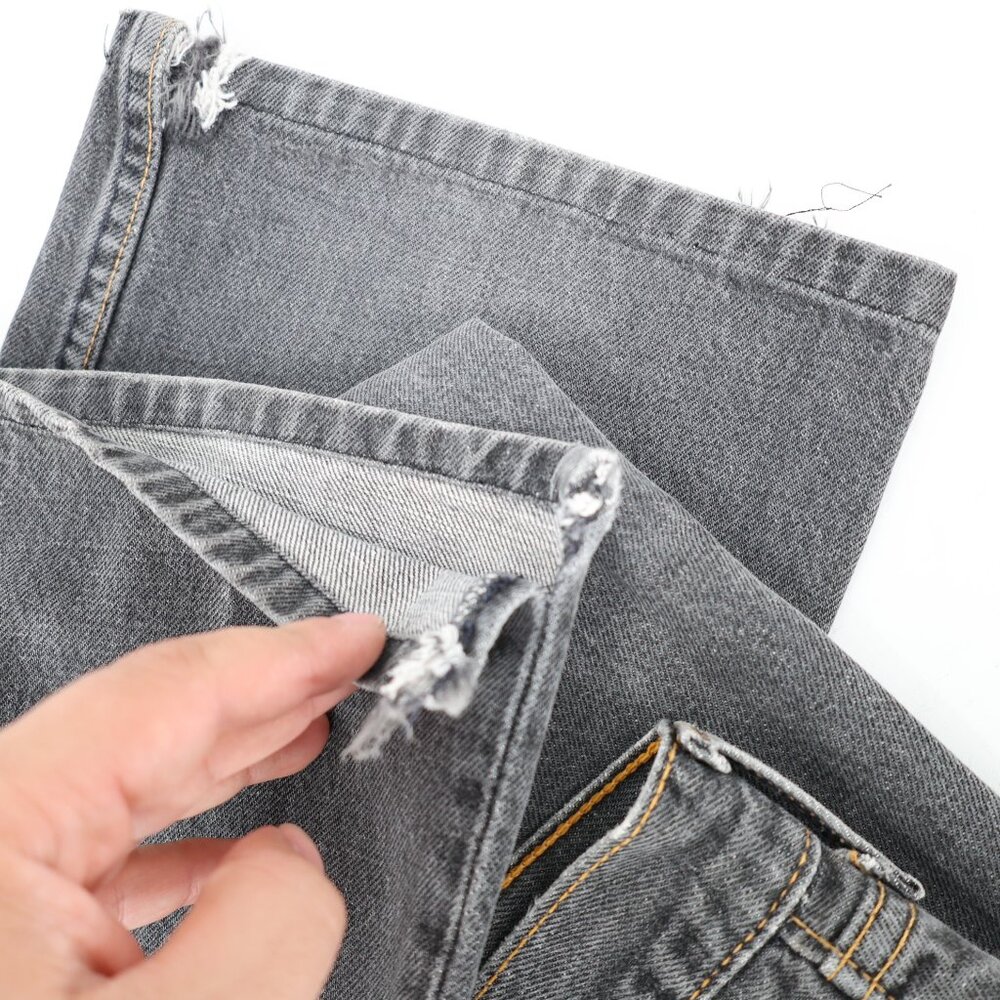 Vintage Levis 501 0155 Jeans mens 36x28.5 Button Fly Straight Made in USA gray - Picture 7 of 15